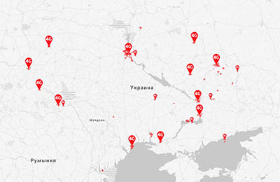 Карта 4G покрытия Vodafone