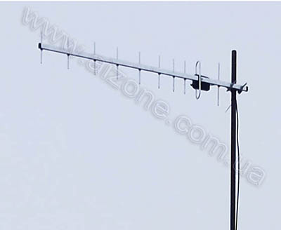 Фото антенны 14дб установленной на мачте